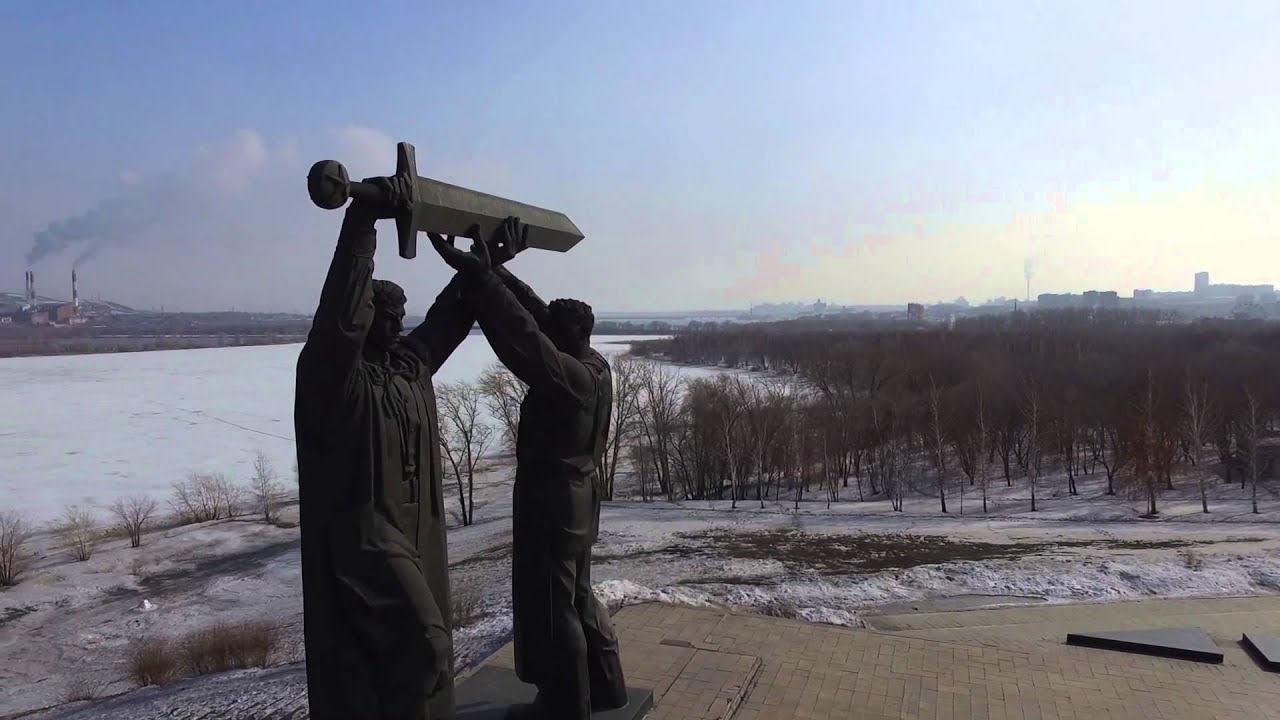 Монумент Тыл Фронту с DJI 3