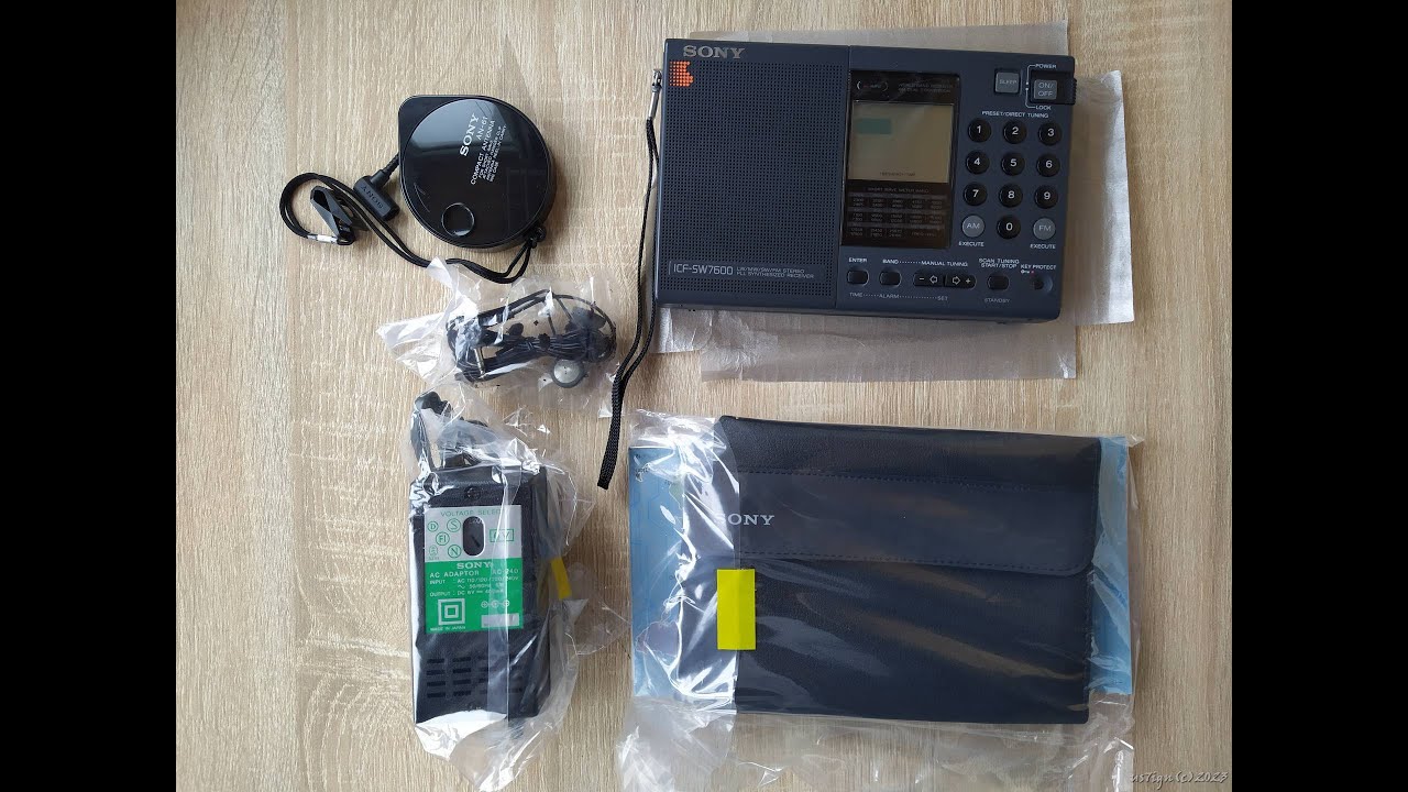 New old stock Sony ICF-SW7600. Unpack, recapping, alignment.