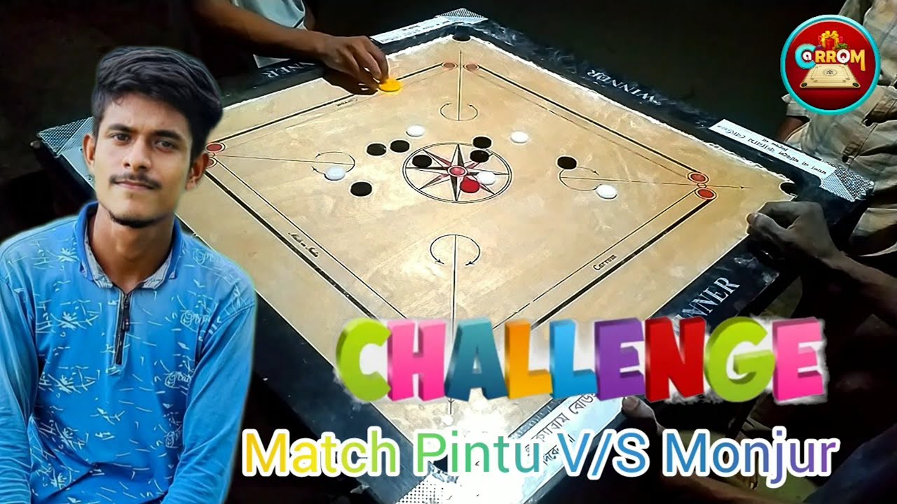 Carrom Match 2025 Challenge Match New Pintu V/S Monjur New Super Hit Match 
