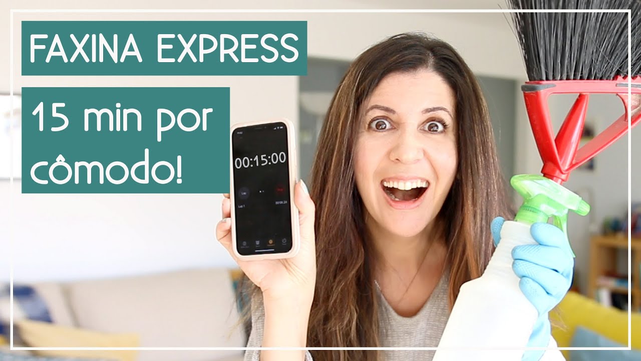 Faxina Express - 15 minutos por cômodo! | Com antes e depois • Lu Azevedo