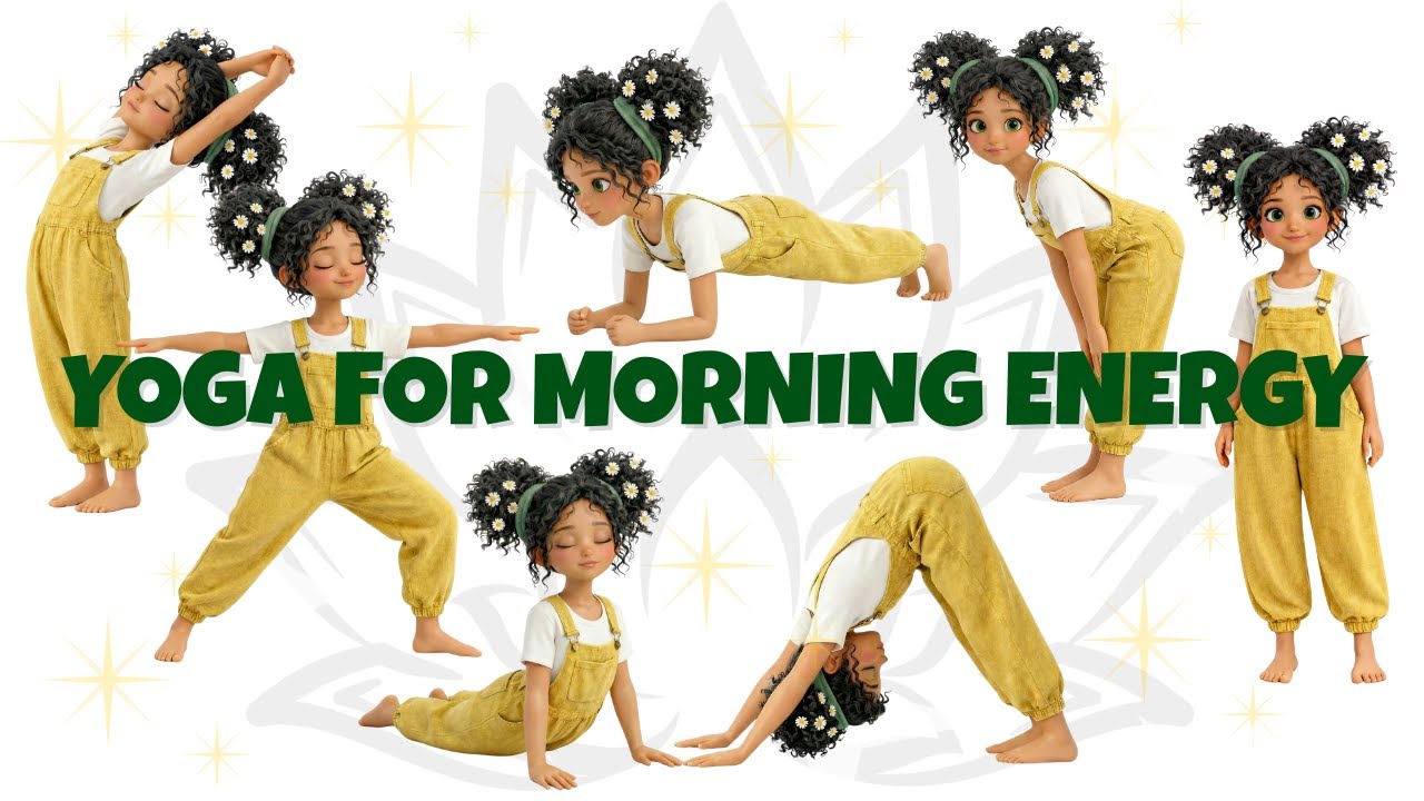 Yoga for Morning Energy | Gentle Morning Flow for Kids & Beginners