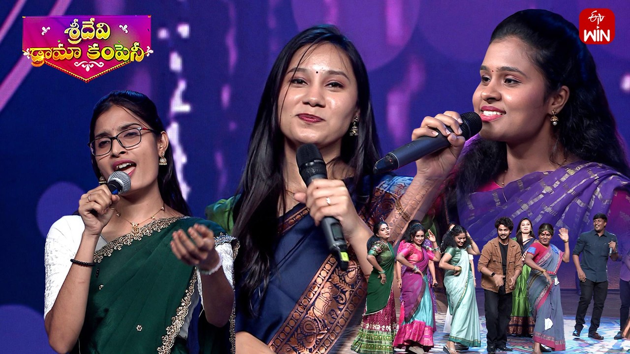 Padutha Theeyaga Chorus Singers Performance | Sridevi Drama Company | 1st March 2026 | ETV Telugu