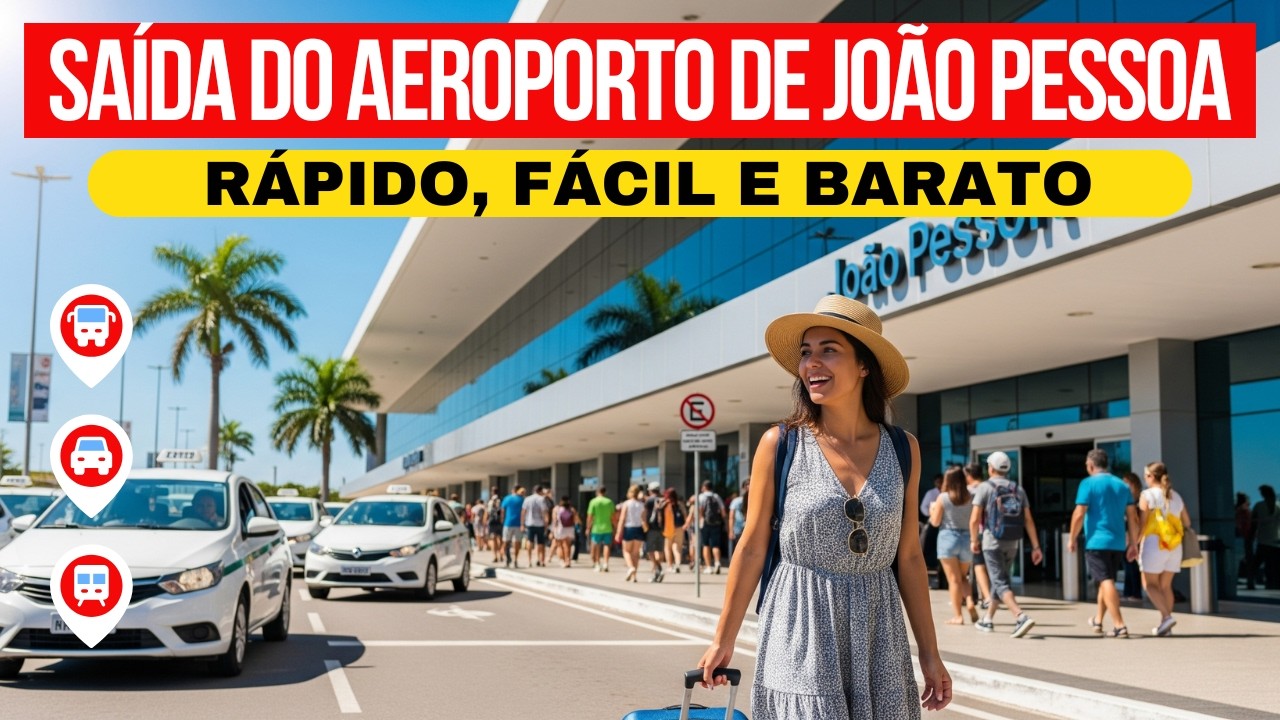 Como Sair do Aeroporto de João Pessoa (SEM ESTRESSE e sem roubadas) | Guia Completo 2025