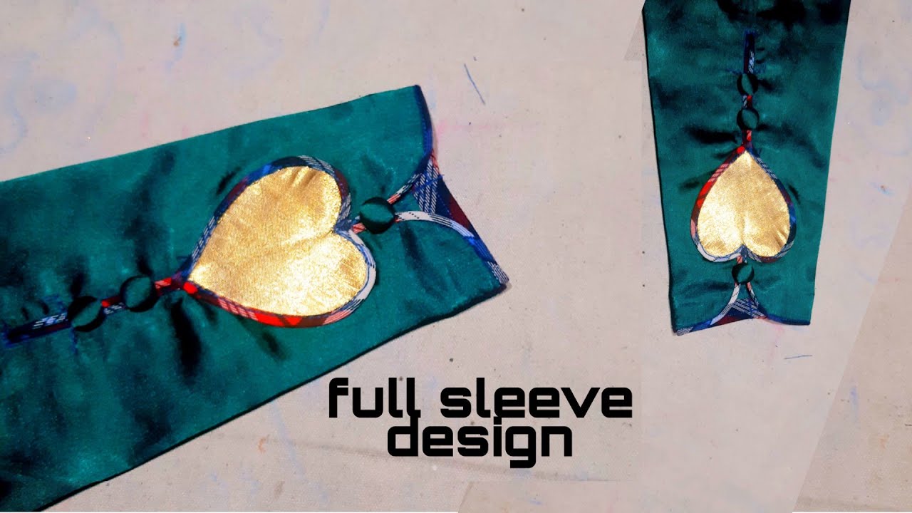 आपने बाजू में यह डिजाइन बनाया है|sleeve designs for kameez|full sleeve design/cutting and stitching