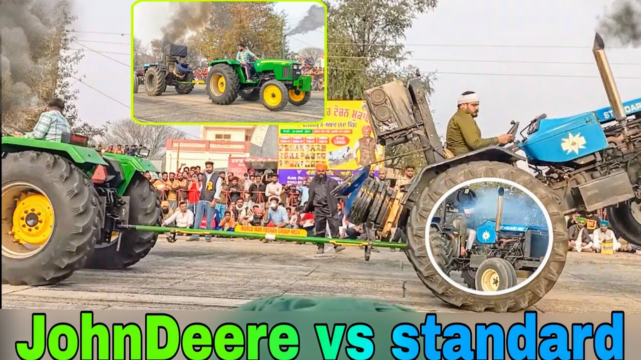STANDARD VS JOHN DEERE  💪 ! STANDARD TRACTOR VS JOHN DEERE 💪