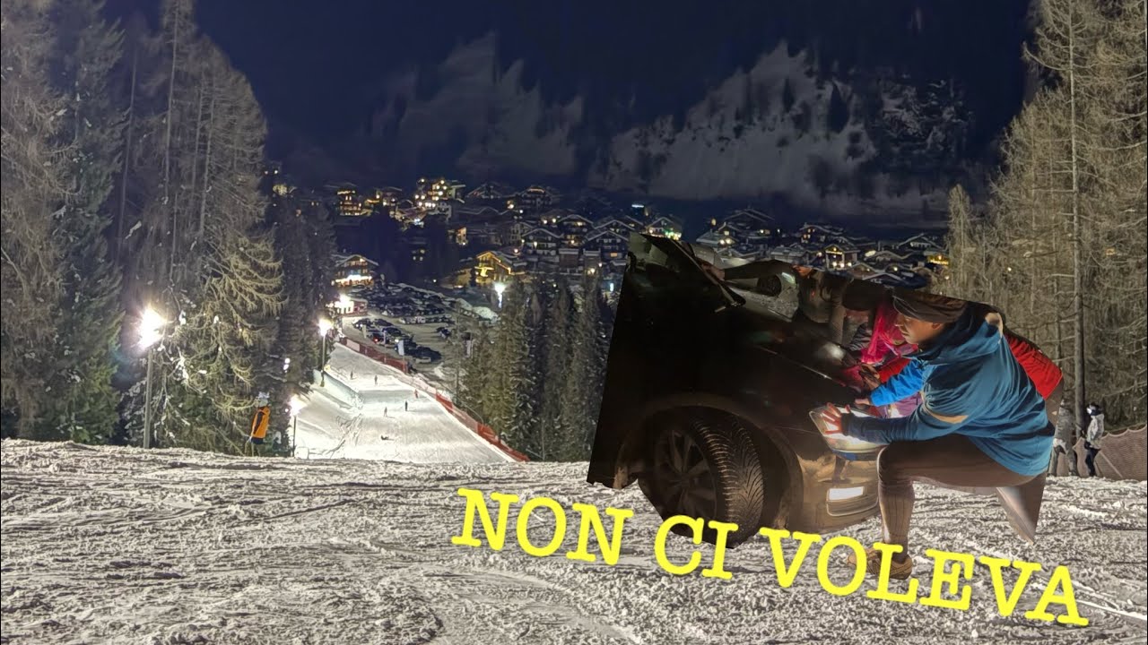 Sci notturno in Val di Zoldo ❄️ | Bloccati nella neve al ritorno