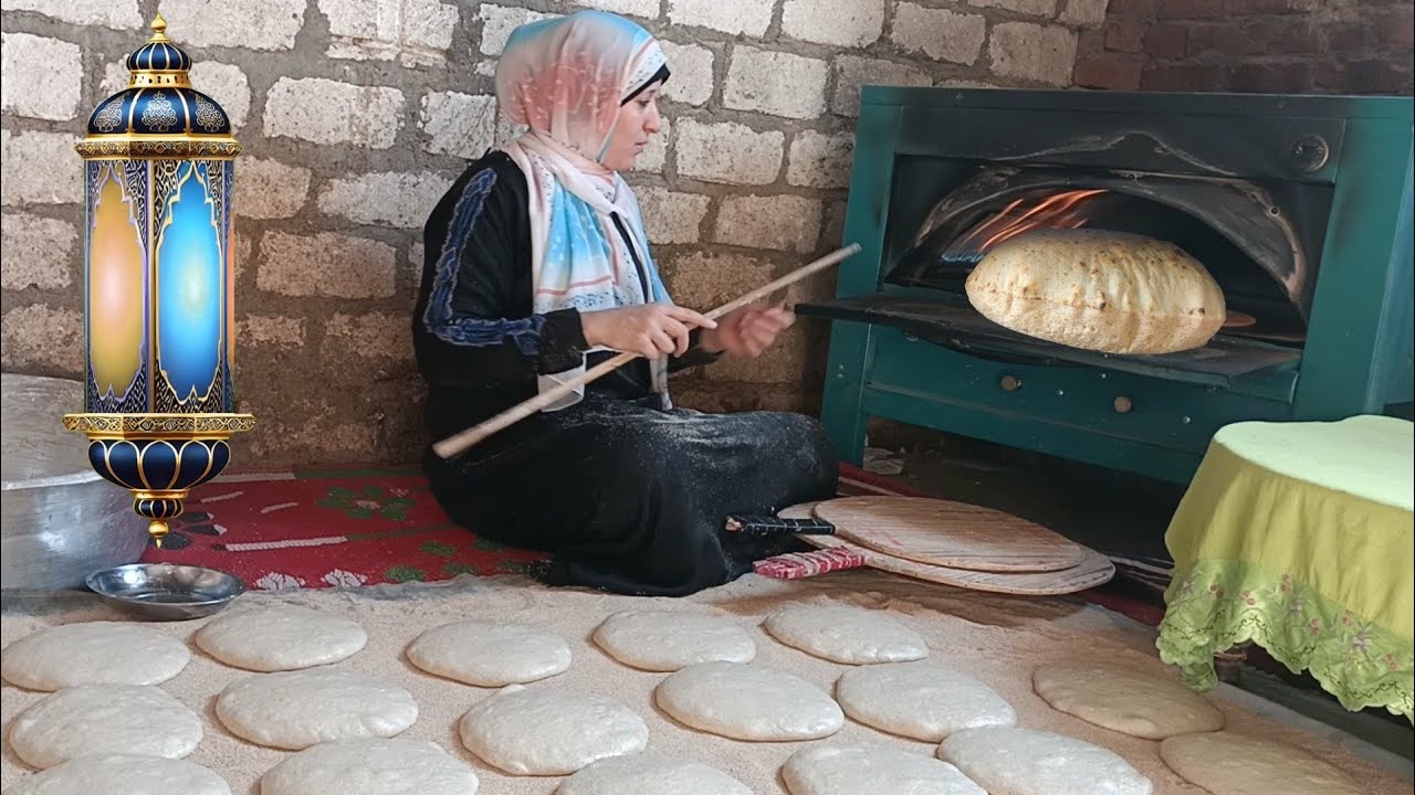 سر نجاح العيش البلدي المنفوخ لفطور وسحور رمضان