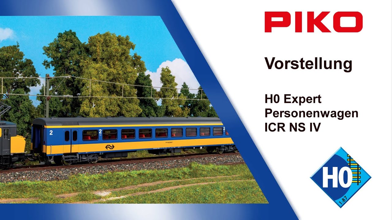 PIKO [V118] H0 Expert ICR Wagen NS #97630ff