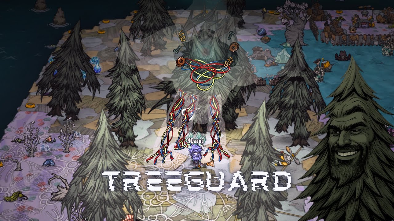 Treeguard vs W.A.R.B.O.T & Celestial Scion as Woodie Just Watches | Don't Starve Together