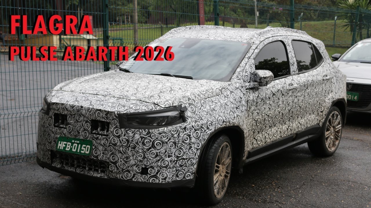 FIAT PULSE ABARTH 2026: VEJA FLAGRA DO SUV REESTILIZADO E SEU VISUAL | AUTOS SEGREDOS