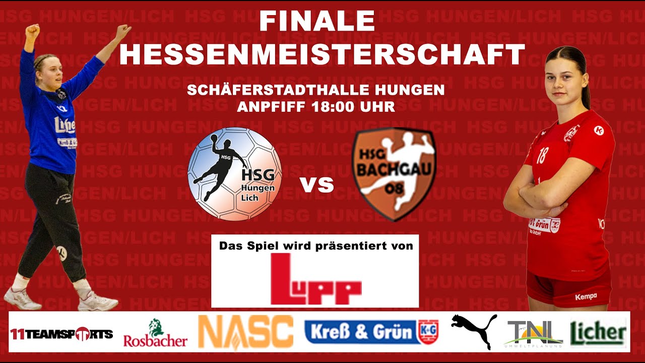 HSG Hungen/Lich vs. HSG Bachgau II (Endspiel um die Hessenmeisterschaft)