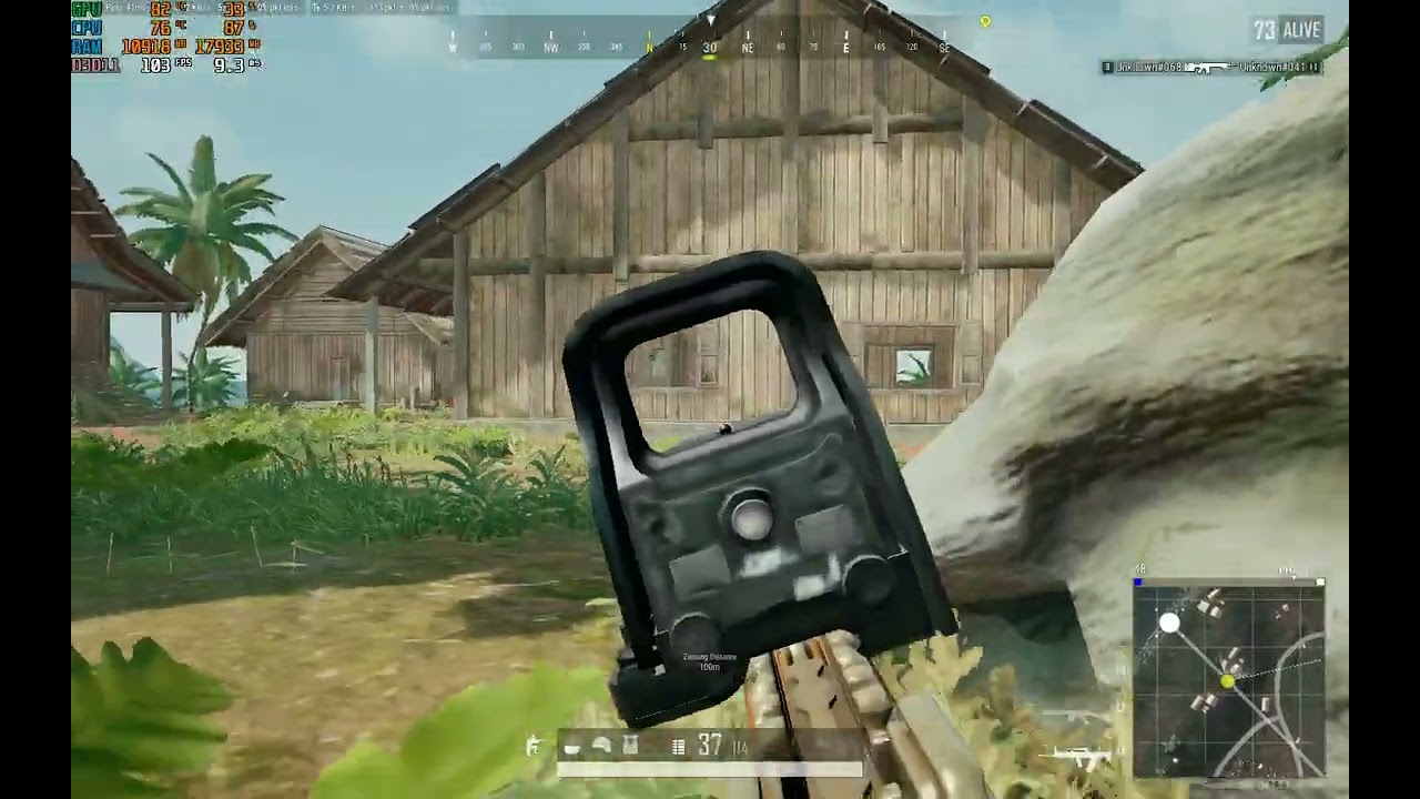 Xeon e3 1270v3 + Rx580 Msi 8g PUBG PC (Sanhok)