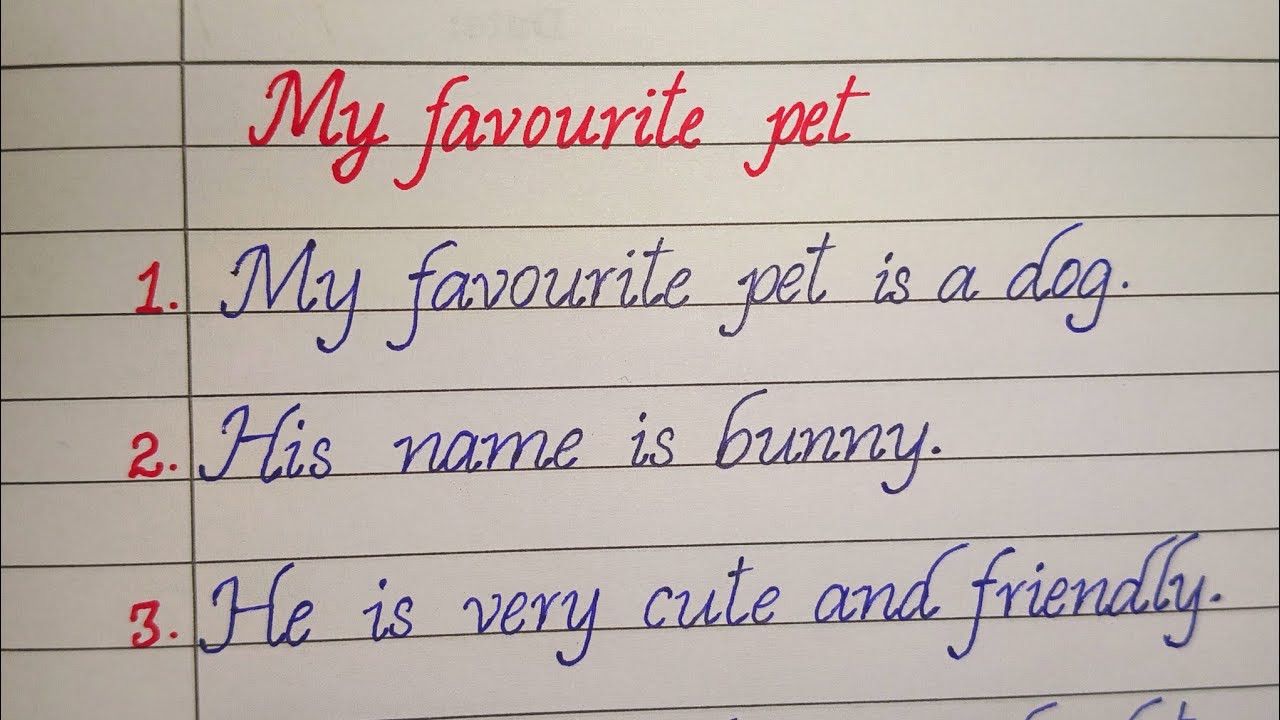 10 easy points about My favourite pet | one page lucida handwriting| #viralvideo #calligraphy 
