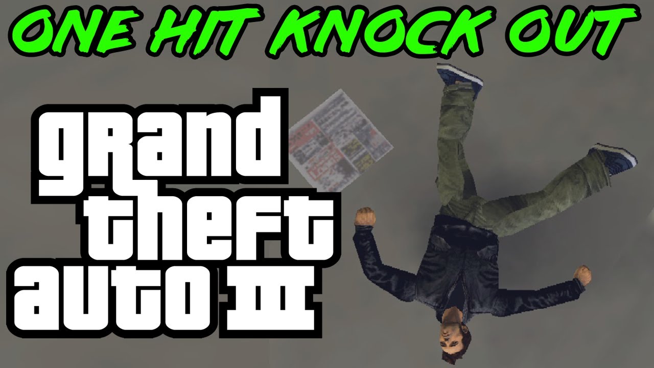 GTA III One HP Speedrun - Any Damage Kills Claude!
