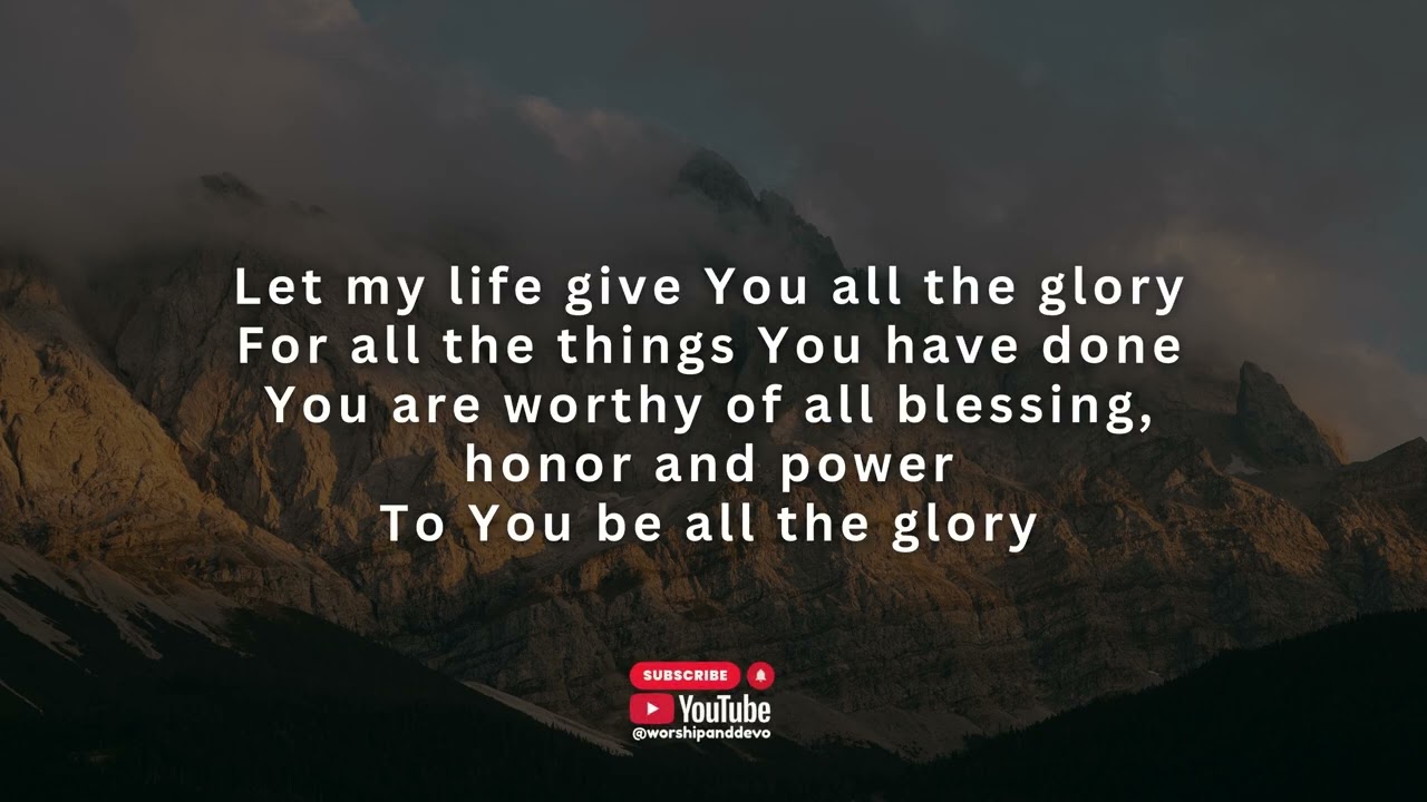 All The Glory with Lyrics by Exalt Worship