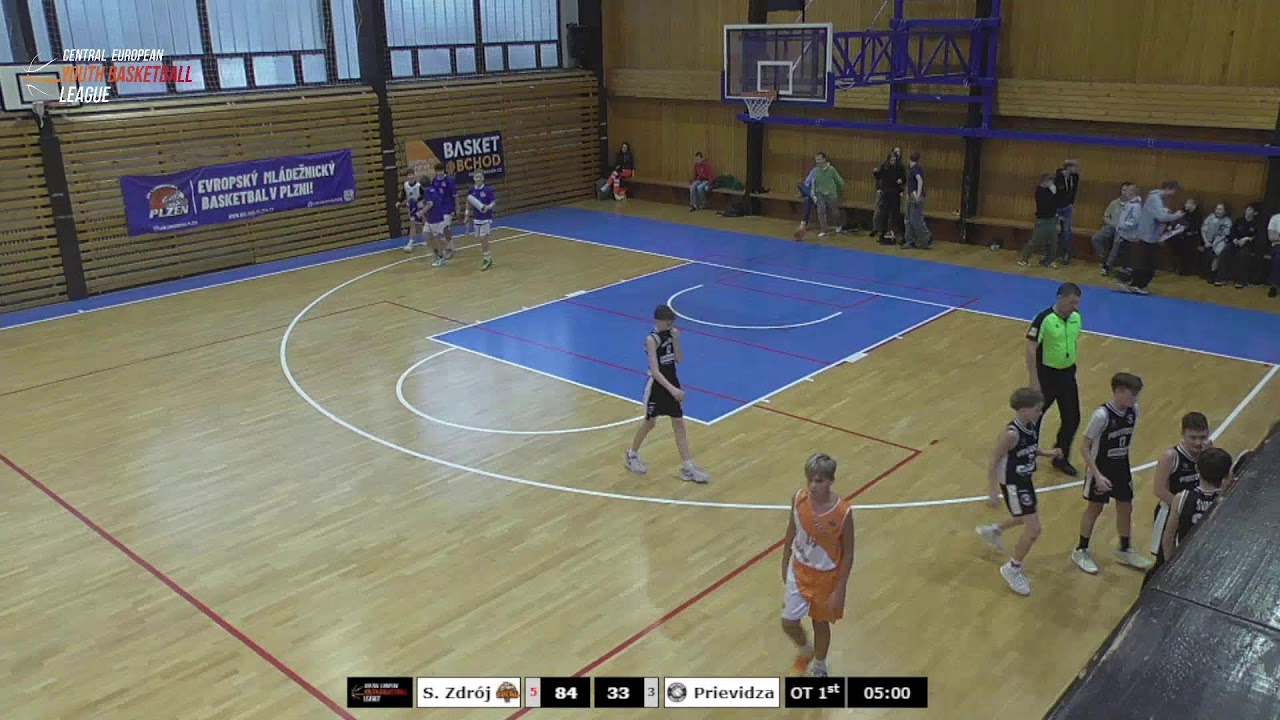 CEYBL U13, 29. 11. 2025, MKS Basket Szczawno Zdr&oacute;j - MBA Prievidza