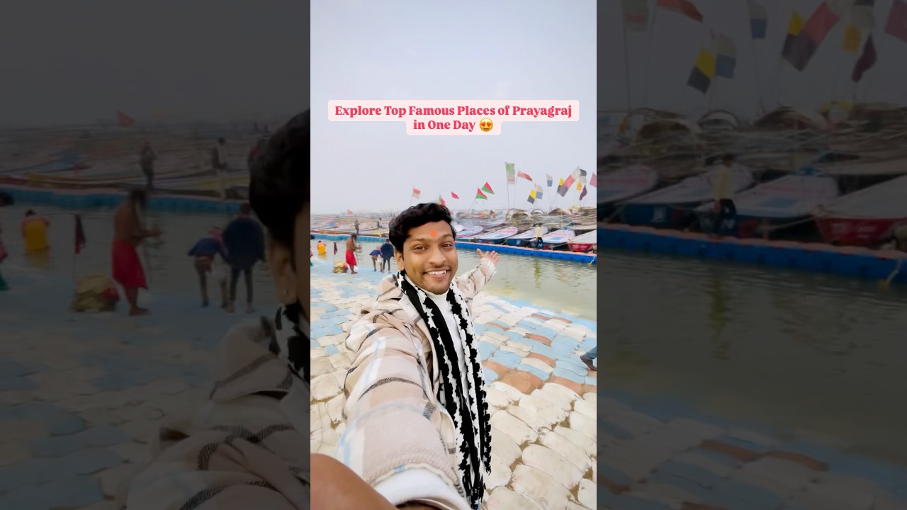 Explore Famous Places of prayagraj in one day 🙏🏻 #placetovisit #prayagraj #travel #mahakumbh2025