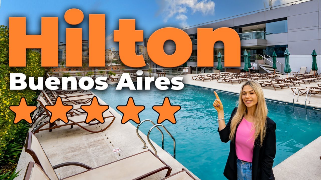 Hotel Hilton Buenos Aires: te mostramos TODO de este ⭐⭐⭐⭐⭐ de los más LUJOSOS de Arg.