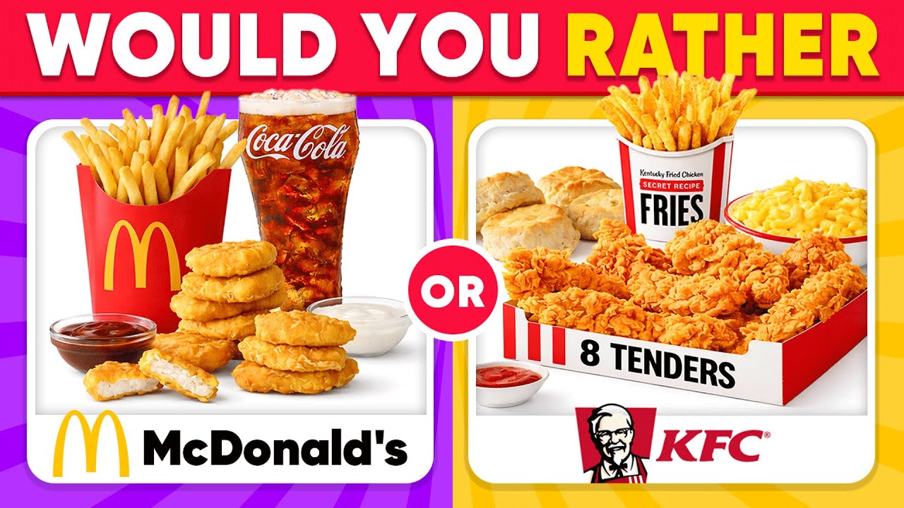 Would You Rather...? Ultimate Snacks & Junk Food 🍦🍟🍔 2026 Food Quiz