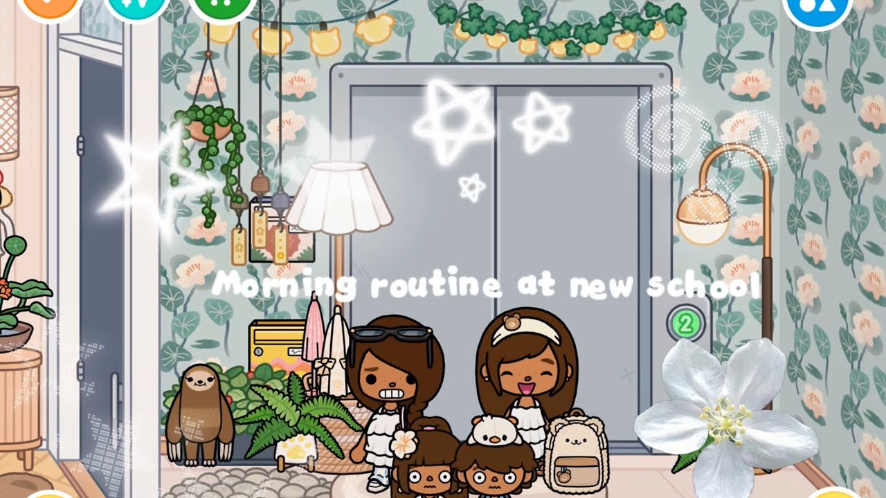 *Chaotic*Morning routine at new school🏫🌿🫧🍋‍🟩||*Vocied*🎙||Toca Boca Life Roleplay💅🫧🌱🍋‍🟩