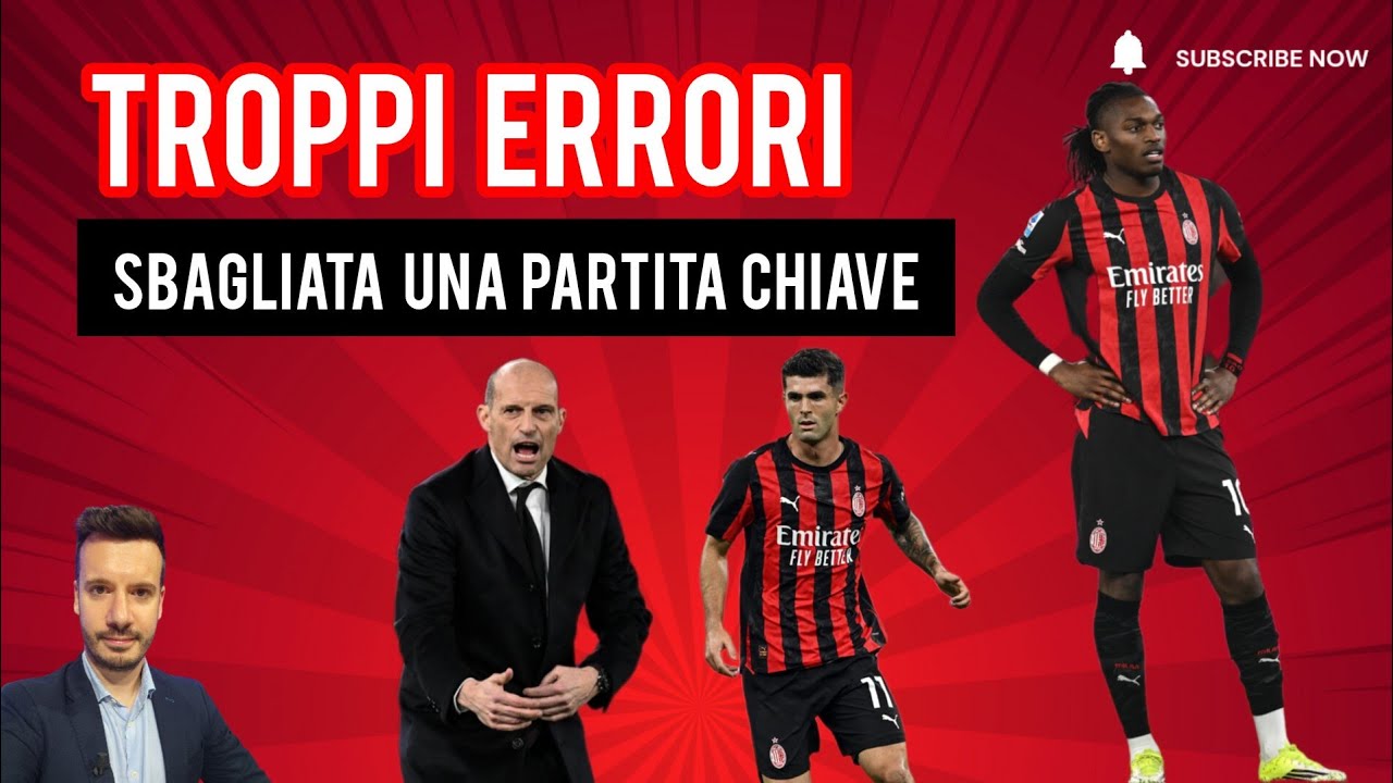Sfuriata assurda: i motivi. Crollo che fa male. Leao-Pulisic: qualcosa non va. Allegri realista