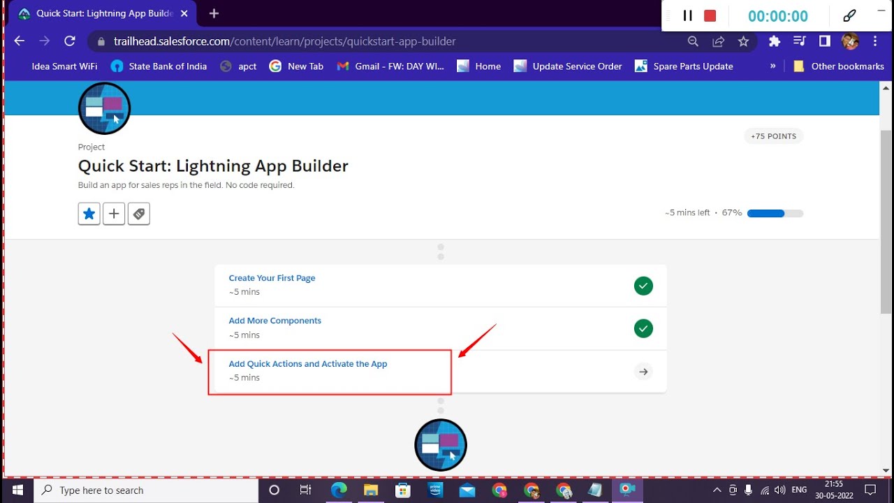 Add Quick Actions and Activate the App | Quick Start: Lightning App Builder | Salesforce