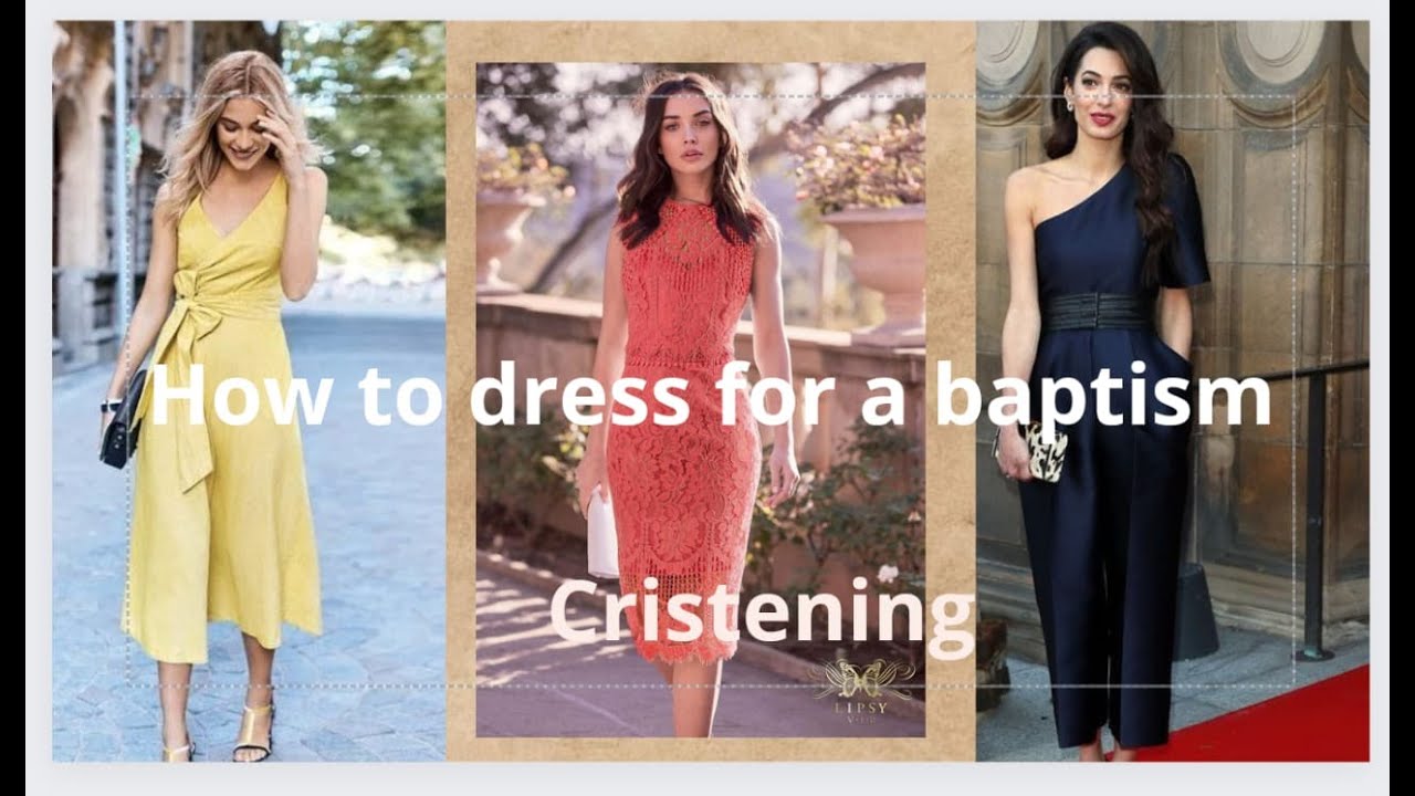 How to dress for a baptism godmother (Cristening) elegant for everithing