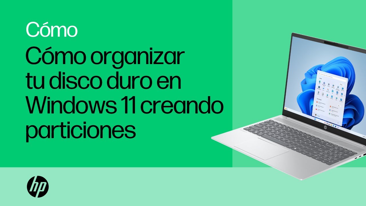 C&oacute;mo organizar tu disco duro en Windows 11 creando particiones | HP Support