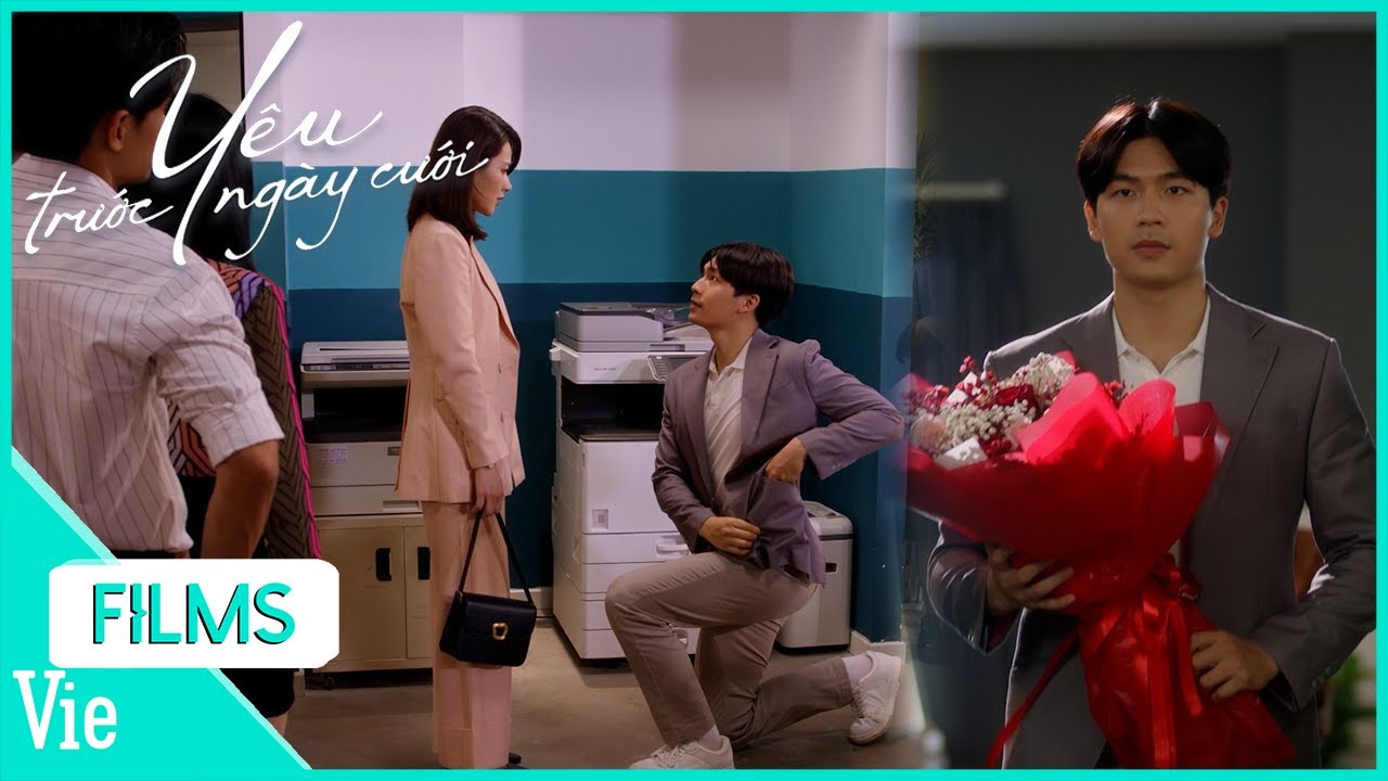 YÊU TRƯỚC NGÀY CƯỚI | Mạnh Dũng tung chiêu cầu hôn Nhật Phương tại công ty gây náo loạn