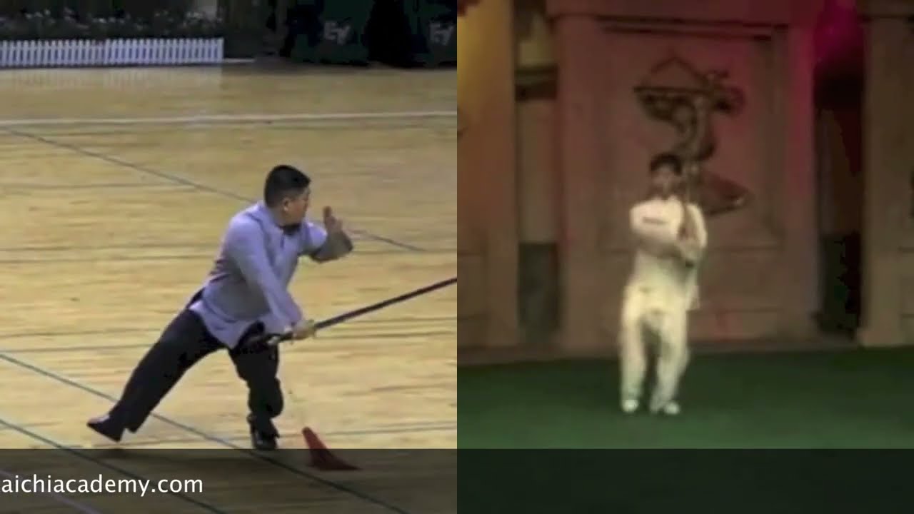 Yang Jun and Fu Qing Quan - Yang Tai Chi Sword Comparison