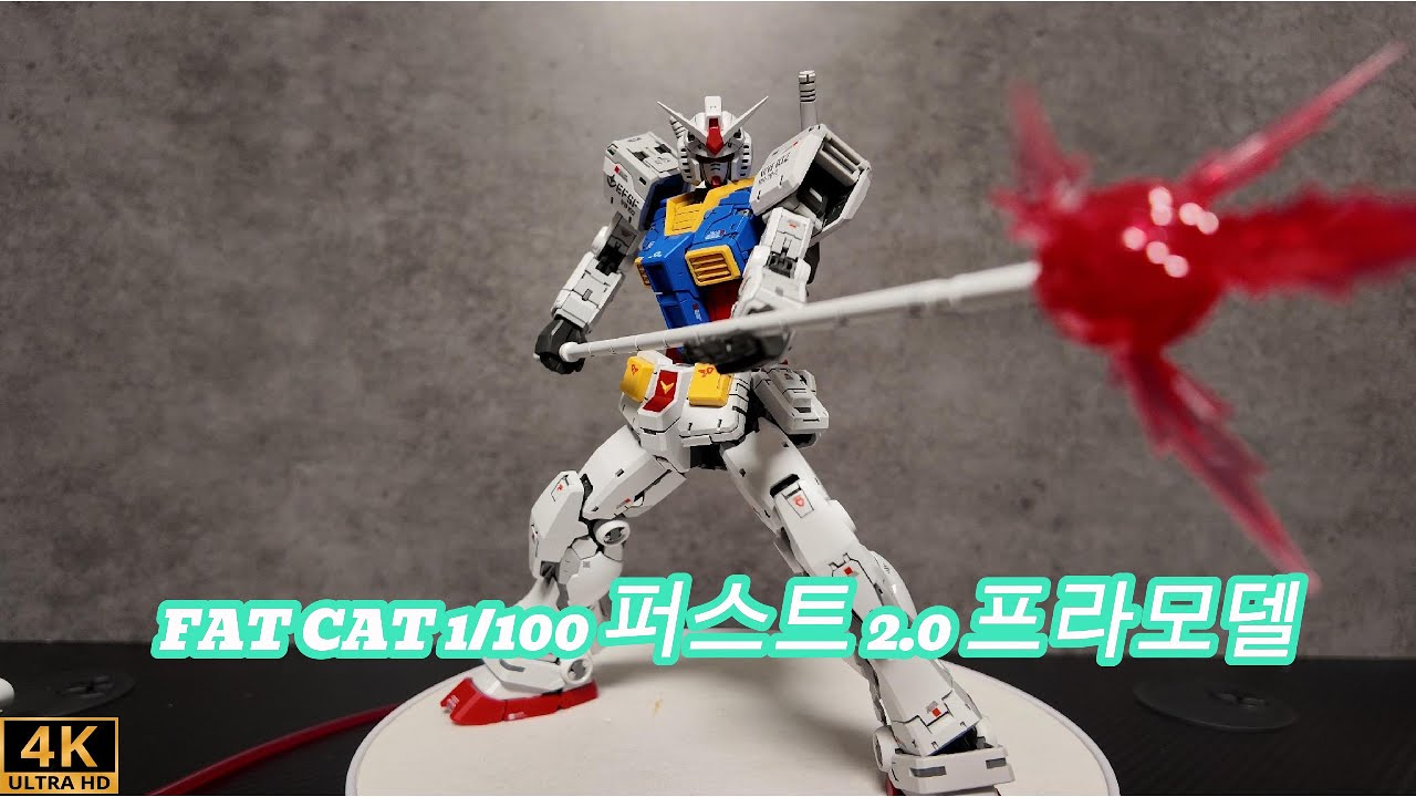 [조립영상] RG를 1/100으로 키웠다?! FAT CAT 1/100 퍼스트 조립영상! 큰일났다 큰일났어 색놀이로 먼저 다 나올꺼 같은데...