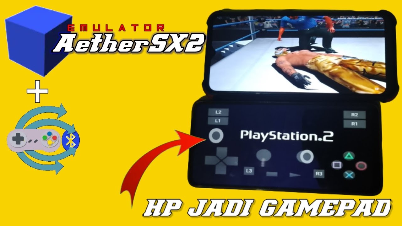 CARA MENJADIKAN HP JADI GAMEPAD/CONTROLLER UNTUK BERMAIN GAME DI EMULATOR AETHERSX2