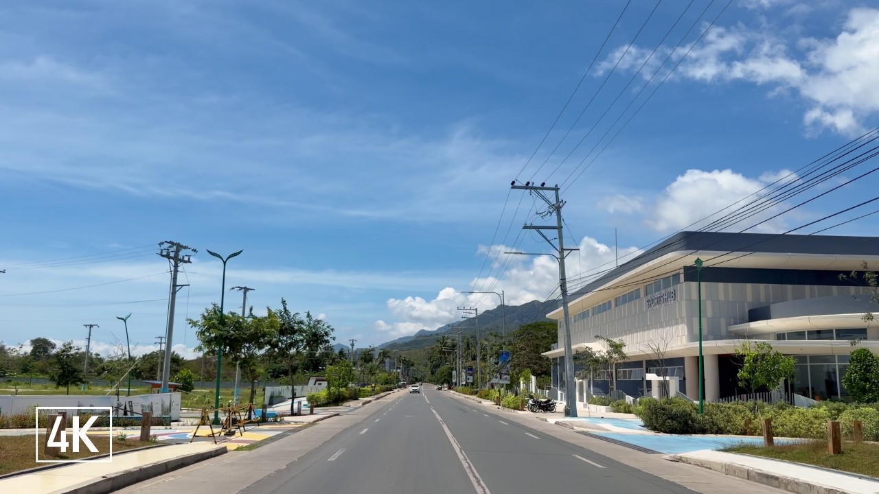 Perfect Weather Drive 🇵🇭 | Santo Tomas to Laiya Aplaya Batangas | Relaxing 4K Road Trip ｜philippines