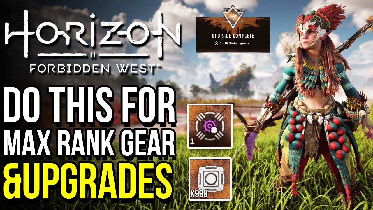 Horizon Forbidden West - Do This For MAX Level Gear & Upgrades | Horizon Forbidden West Tips