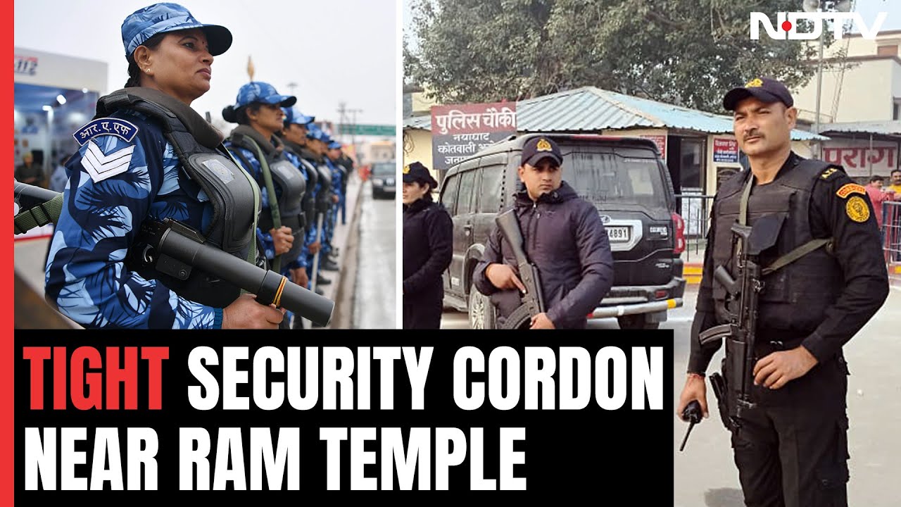 Ayodhya Ram Mandir News | Heavy Security Ahead Of Ram Temple Opening In Ayodhya