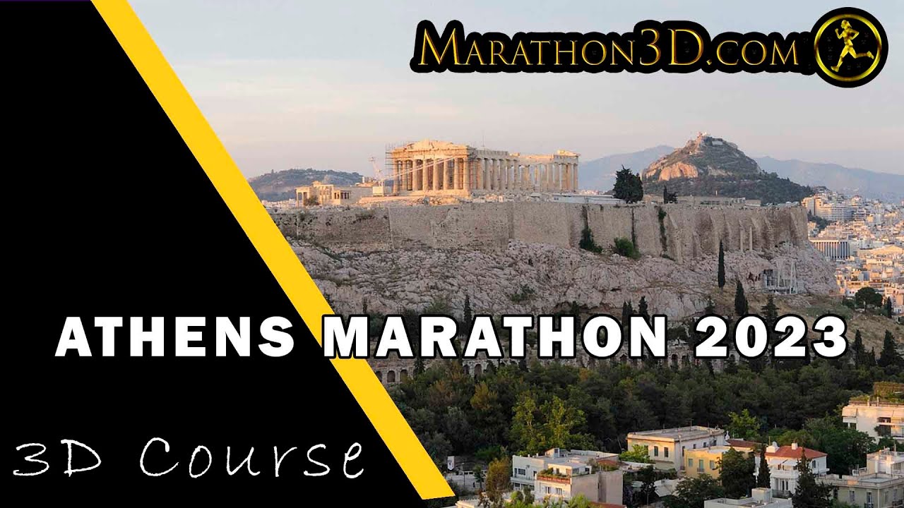 ATHENS MARATHON 2023: 3D Course