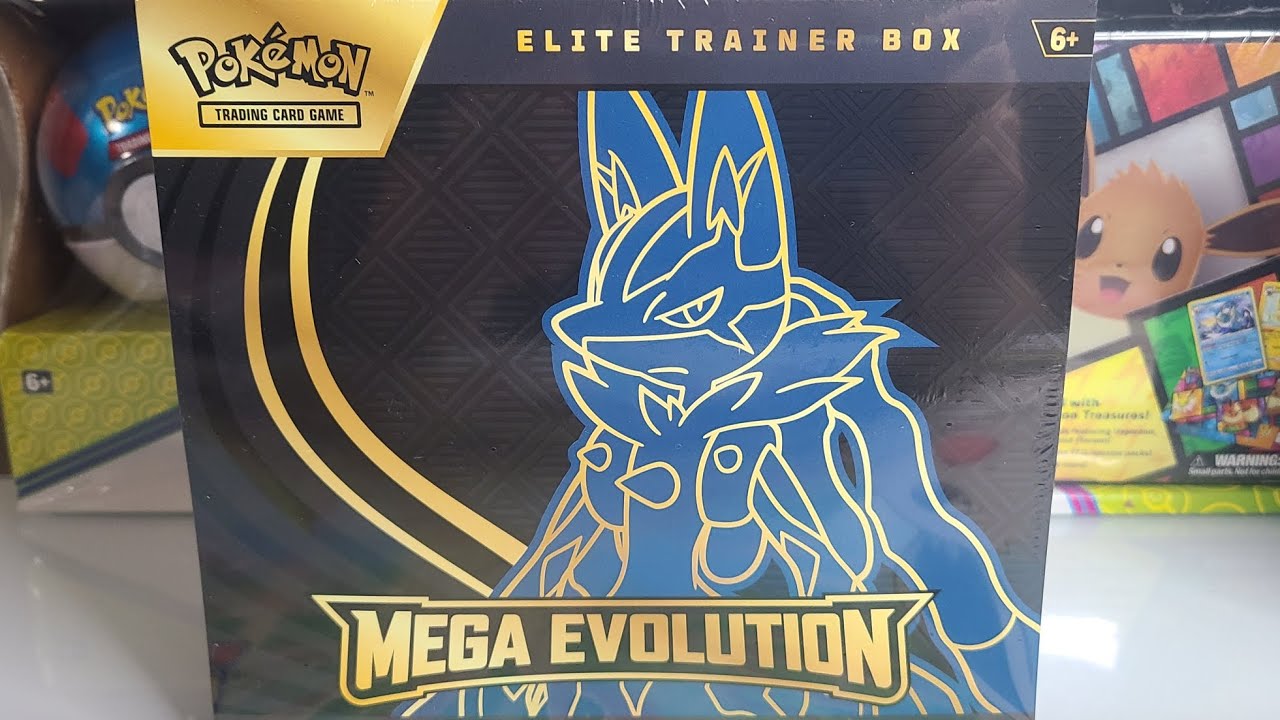 Mega Evolution Lucario Elite Trainer Otwarcie pudełka