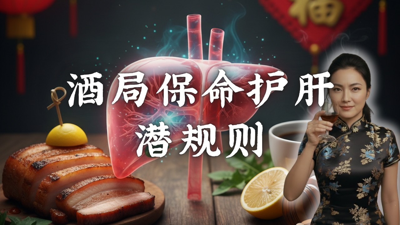 过年酒局自救：为什么解酒药是智商税？姐教你如何让肝脏原地复活！#雅说健康