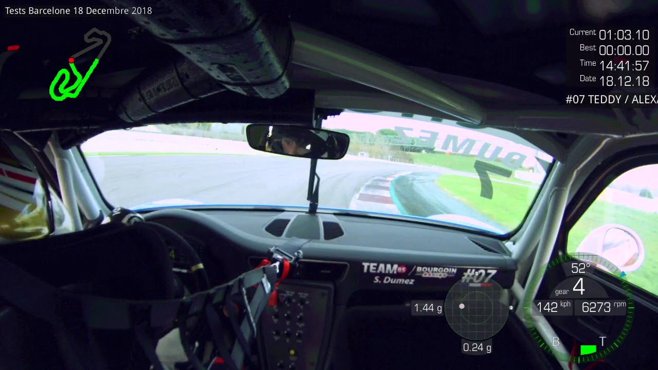 Barcelona Winter 2019 - fast inlap