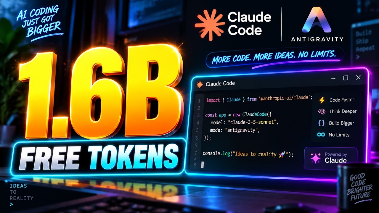 Claude Code: 1,6 МИЛЛИАРДА токенов БЕСПЛАТНО?! Показываю, как это сделать