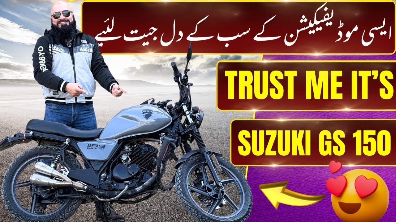NOW THIS IS WHAT WE CALL A BEAUTIFUL MODIFICATION | SUZUKI GS 150 2023 MODIFIED |