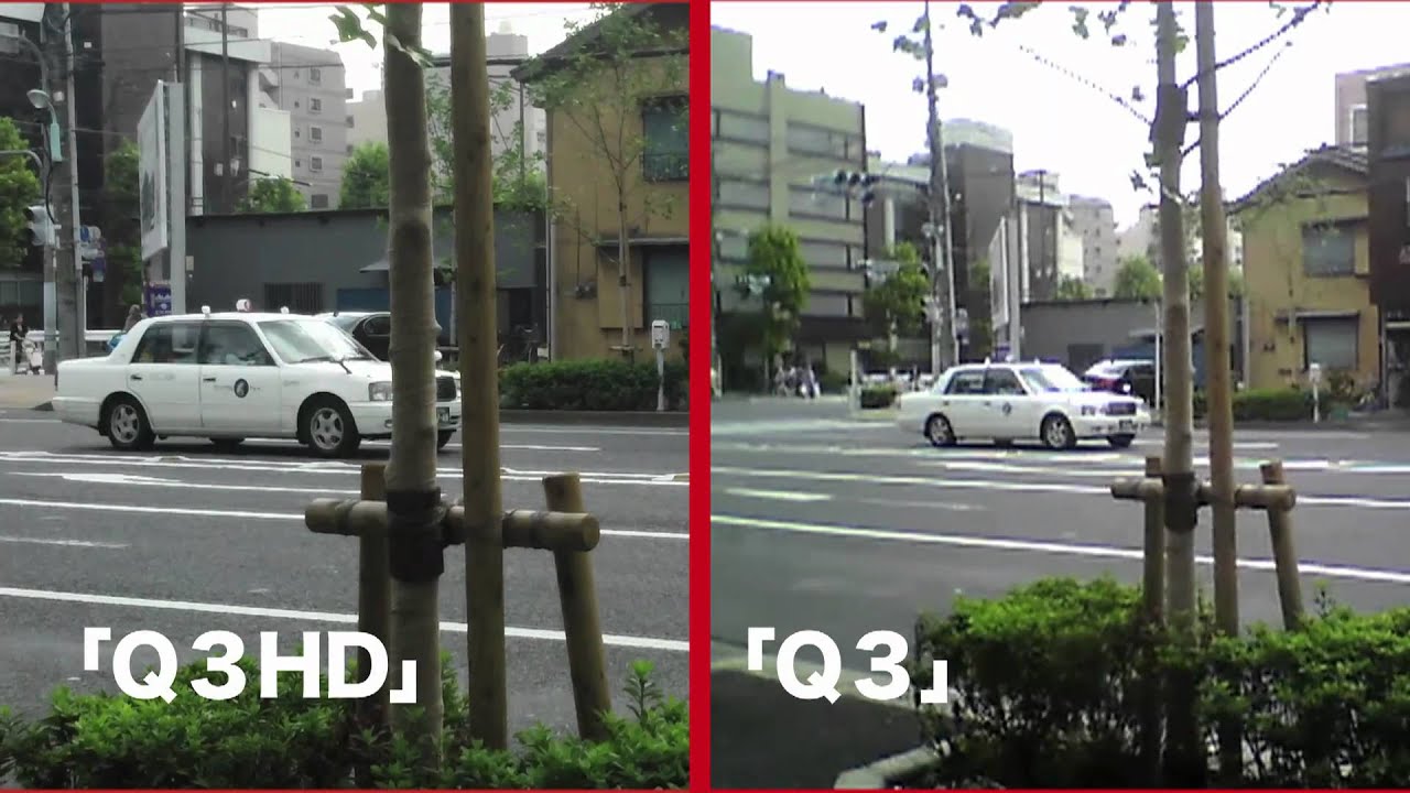 ZOOM/ズーム　「Q3HD」「Q3」の動画比較
