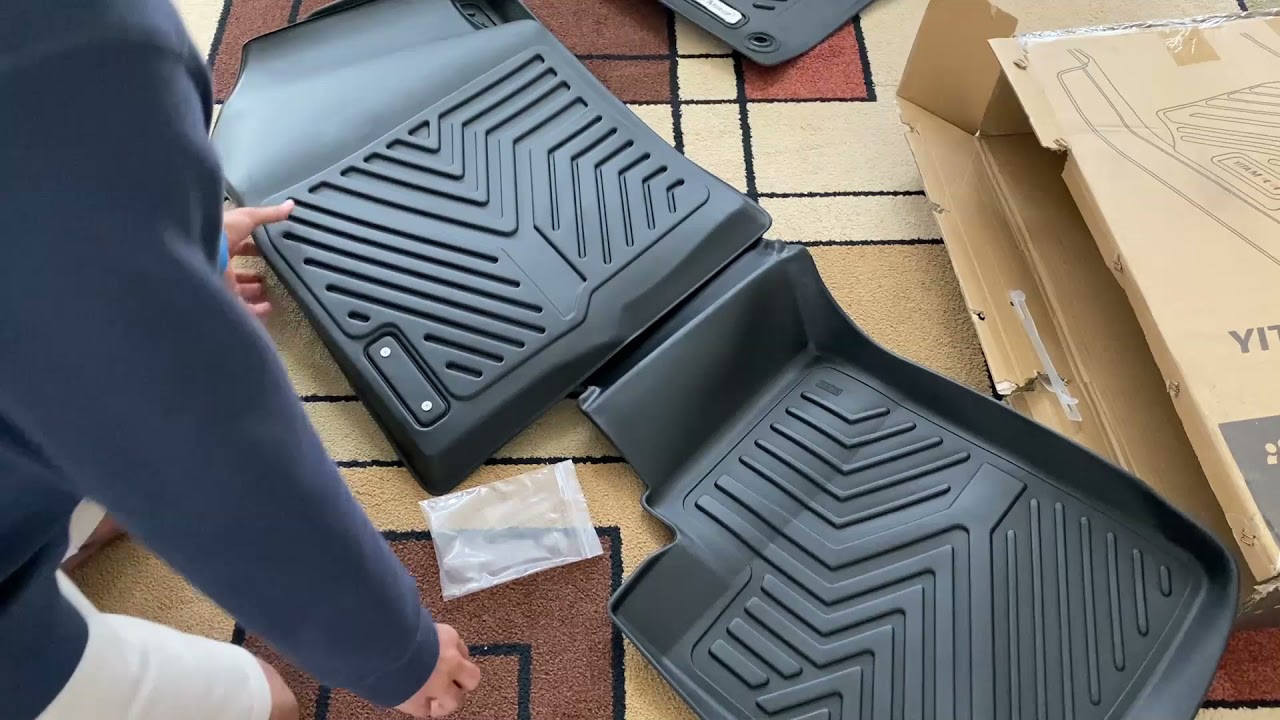 YITAMOTOR FLOOR MATS FOR HONDA CIVIC UNBOXING INSTALL AND REVIEW | AMAZON MOLDED FLOOR MAT REVIEW