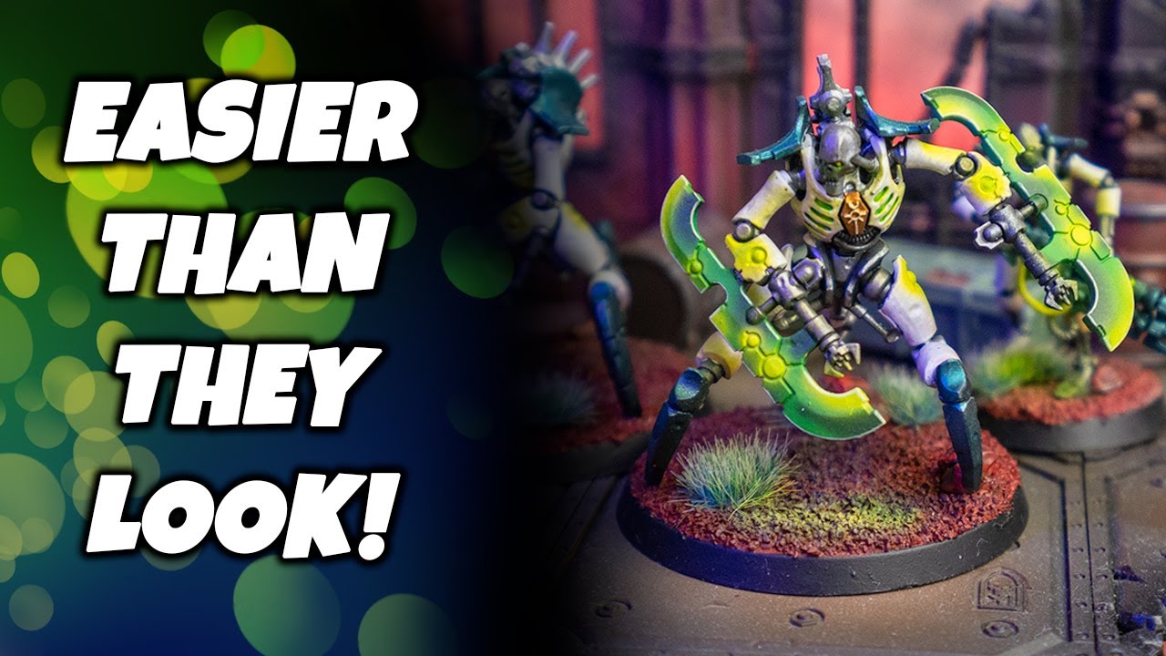 How to Paint Warhammer Necrons in Alternate Color Schemes!
