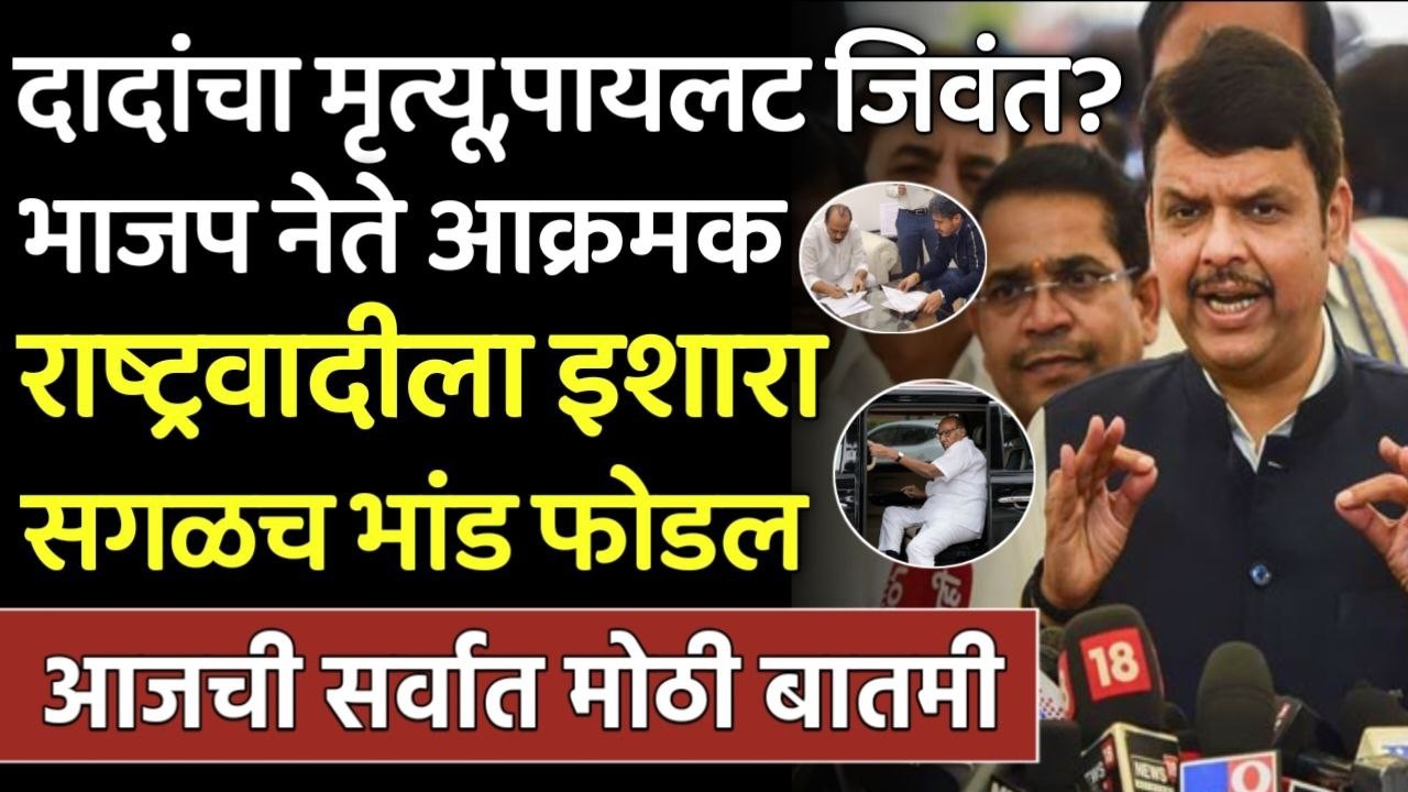 दादांचा मृत्यू पायलट जिवंत भाजप नेते आक्रमक राष्ट्रपतीला इशारा,Ajit Pawar,Fdanvis BJP,Rohit pawar
