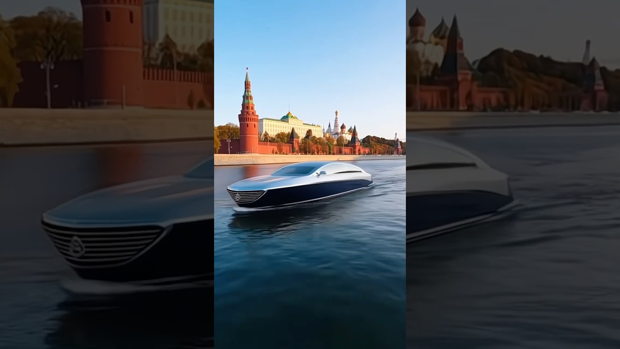 Самый элегантный бунтарь Москвы 🚨 #LuxuryBoat #MercedesMaybach #YachtLife #RiverDrift #Moscow