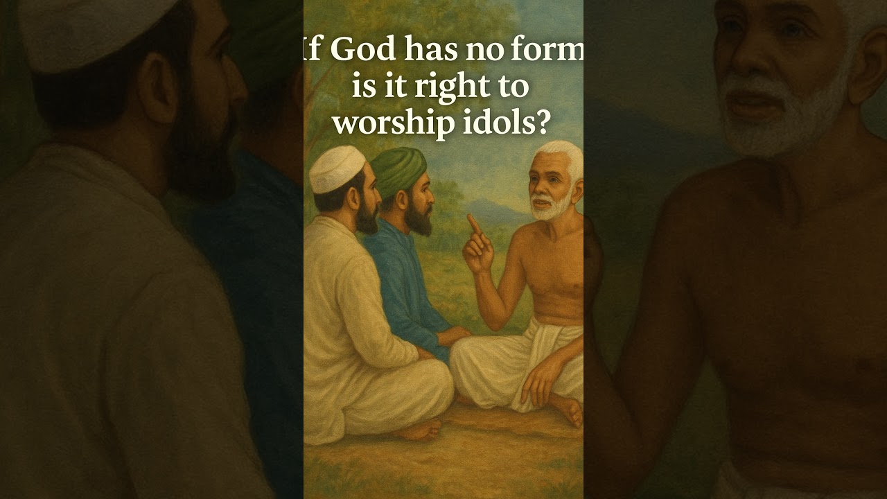 If God has no form, is it right to worship idols- Muslim Visitors asked Ramana Maharshi