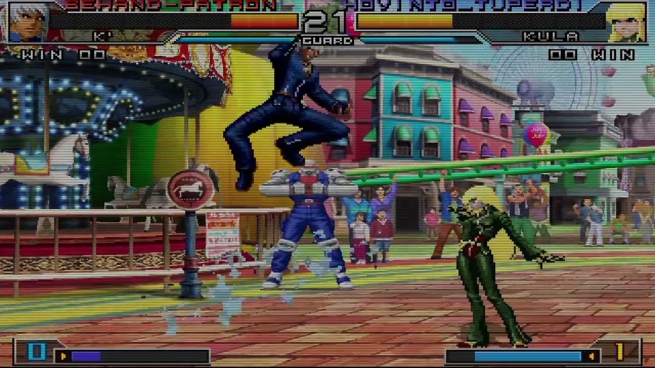 UN MASSACRO DI UTENTI CHE ABBANDONANO LA STANZA THE KING OF FIGHTERS 2002UM