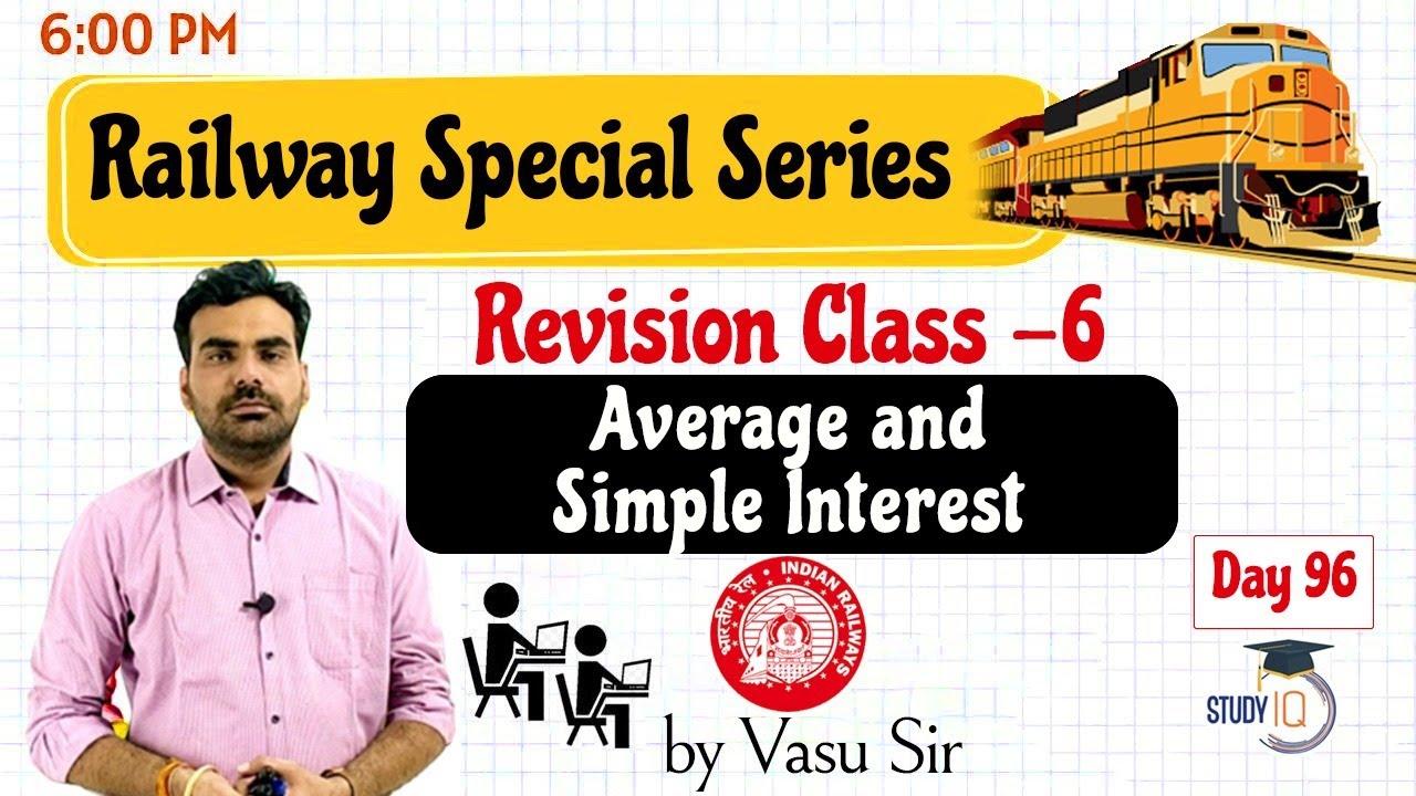 RRB NTPC Railways Exam / Group D / ALP 2020 - Revision Class Part - 6 by Vasu Sir Day 96