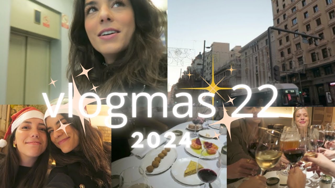 VLOGMAS 22- un sábado de trabajo, comida de Navidad con amigos y regalos de amigo invisible 🎄💫